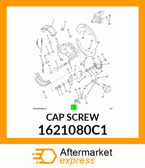 CAPSCREW 1621080C1