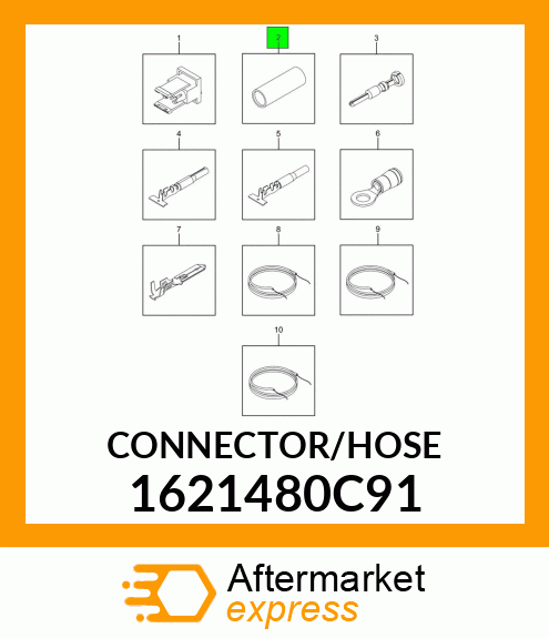 CONNECTOR/HOSE 1621480C91