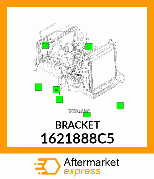 BRACKET 1621888C5