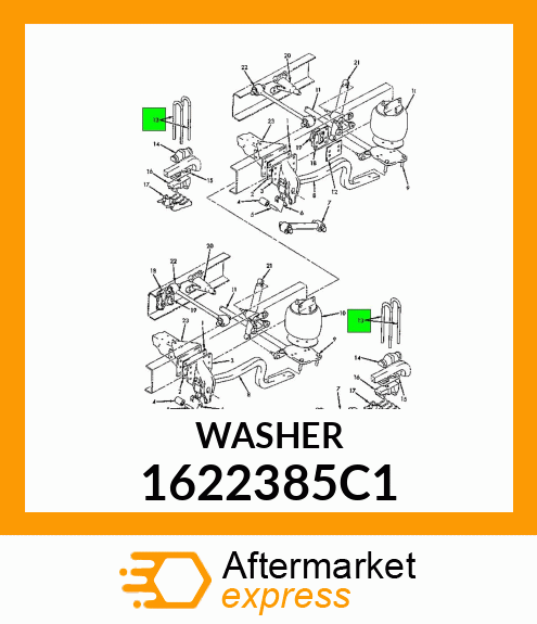 WASHER 1622385C1