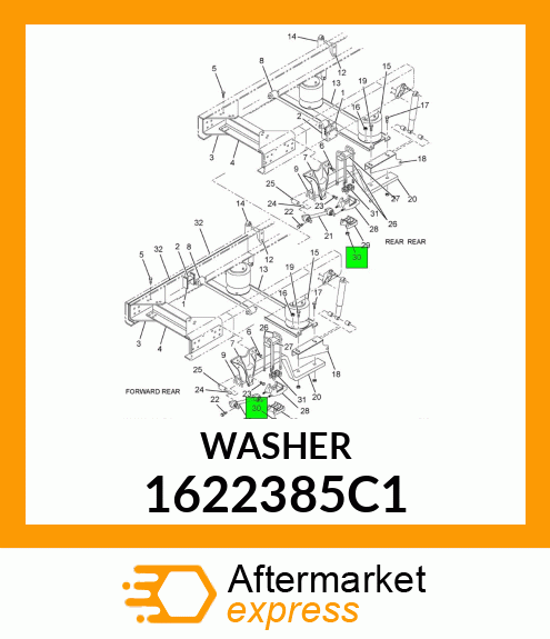 WASHER 1622385C1