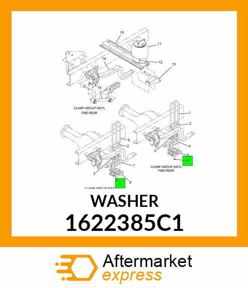 WASHER 1622385C1