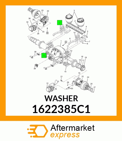 WASHER 1622385C1