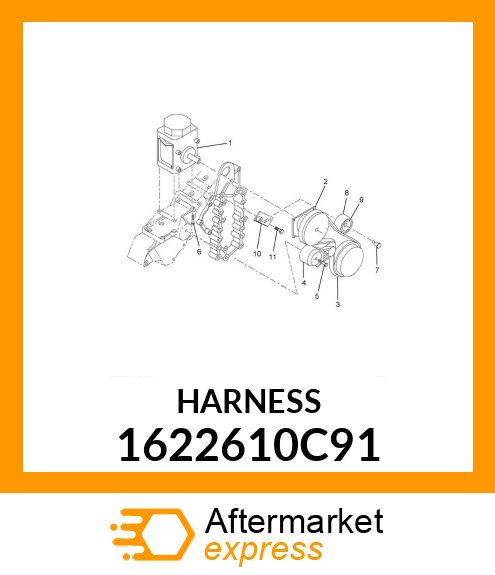 HARNESS 1622610C91