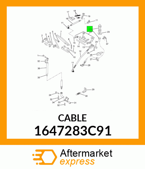 CABLE 1647283C91