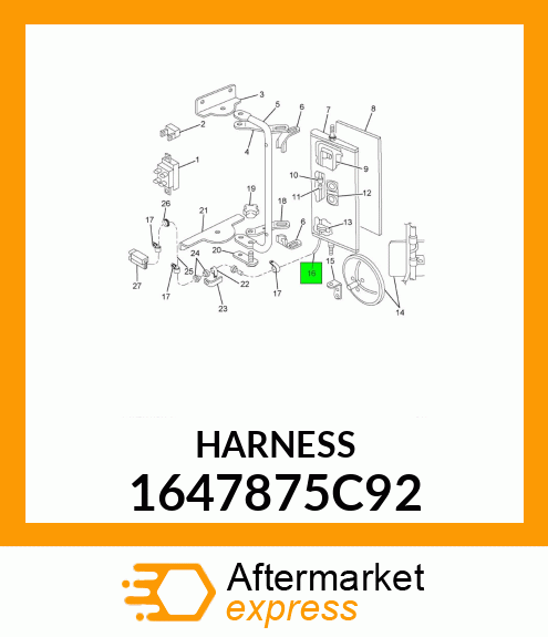 HARNESS 1647875C92