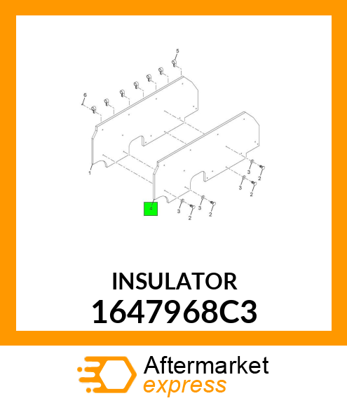 INSULATOR 1647968C3