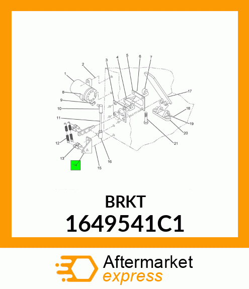 BRKT 1649541C1