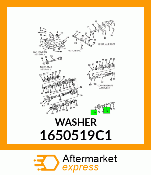 WASHER 1650519C1