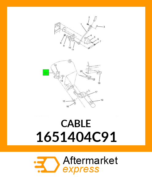 CABLE 1651404C91