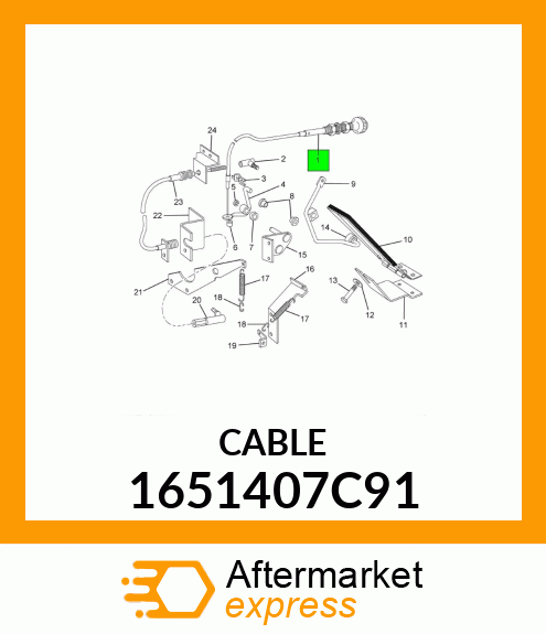 CABLE 1651407C91