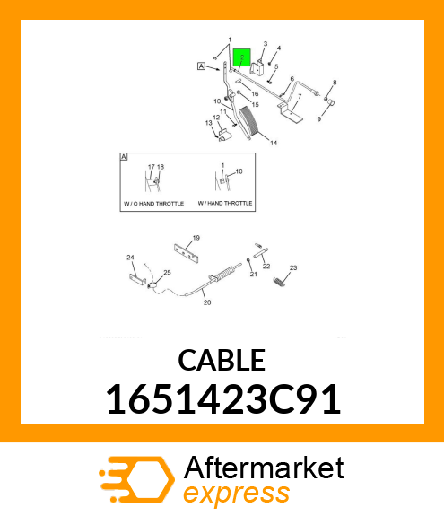 CABLE 1651423C91