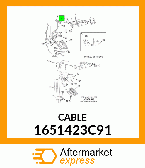 CABLE 1651423C91