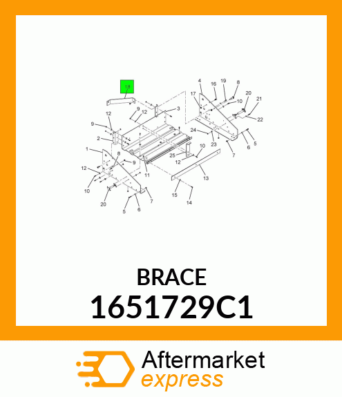 BRACE 1651729C1