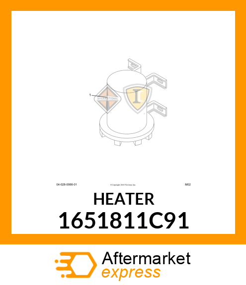 HEATER10PC 1651811C91