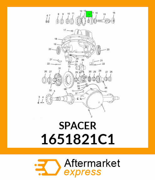 SPACER 1651821C1
