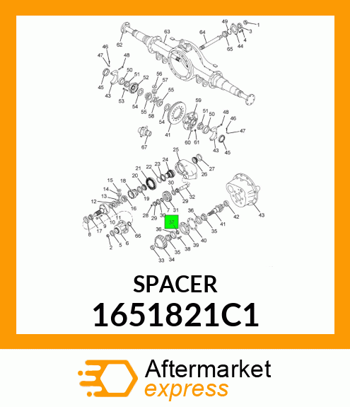 SPACER 1651821C1