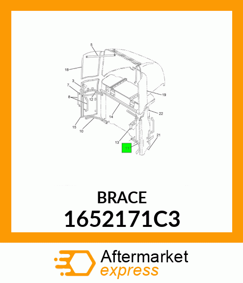 BRACE 1652171C3