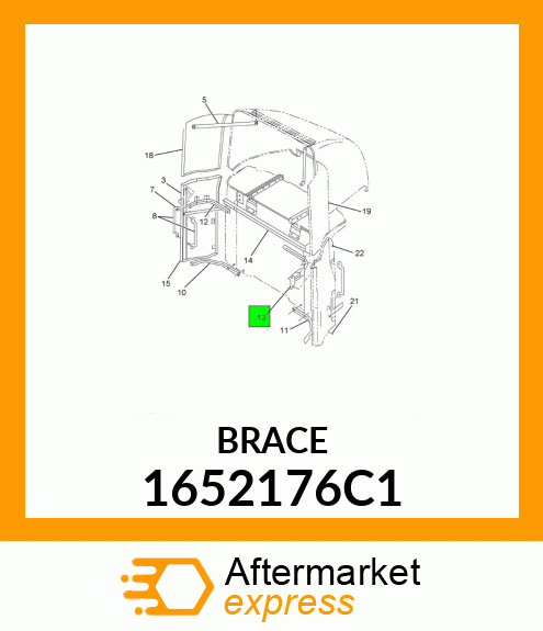 BRACE 1652176C1