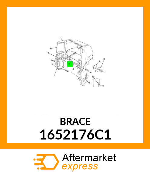 BRACE 1652176C1