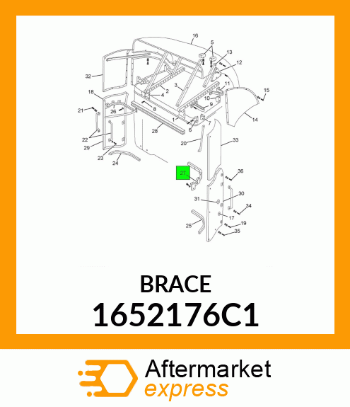 BRACE 1652176C1