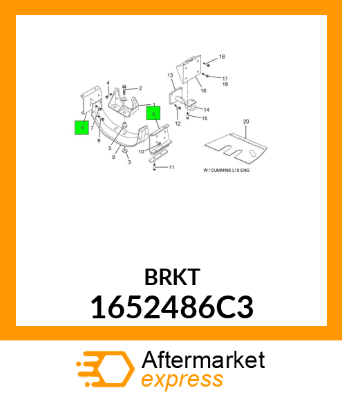 BRKT 1652486C3