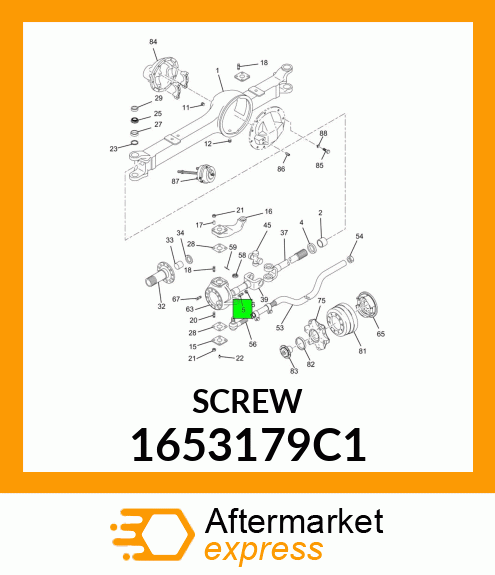 SCREW 1653179C1