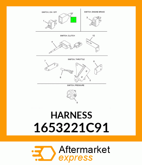 HARNESS 1653221C91