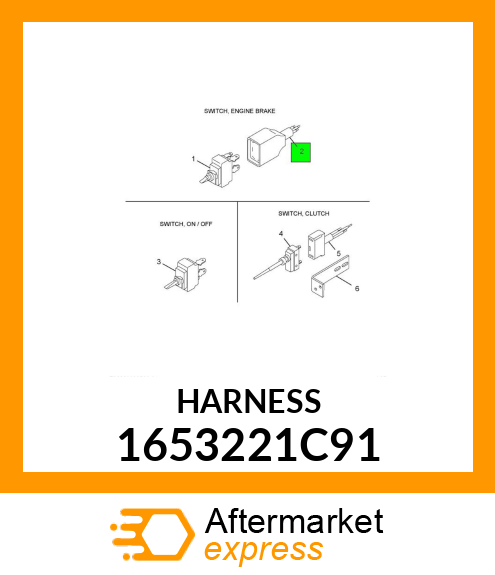 HARNESS 1653221C91