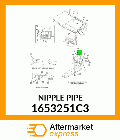 NIPPLE 1653251C3