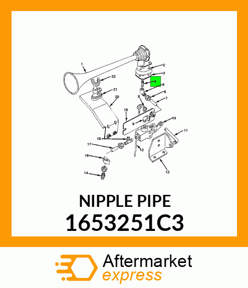 NIPPLE 1653251C3