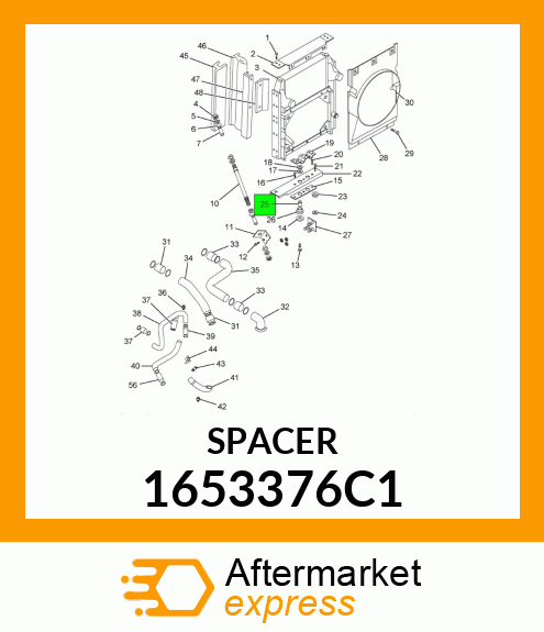 SPACER 1653376C1