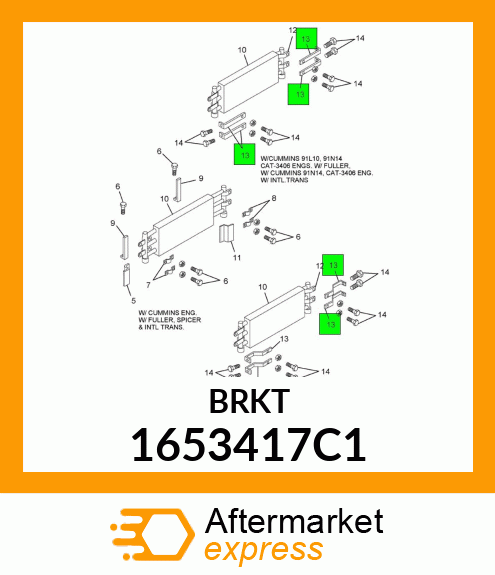 BRKT 1653417C1