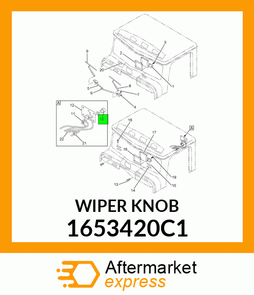 WIPERKNOB 1653420C1