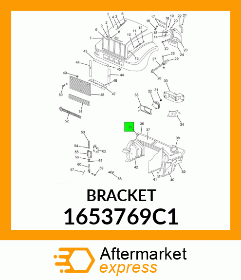 BRACKET 1653769C1