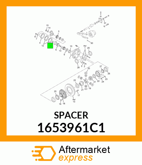 SPACER 1653961C1
