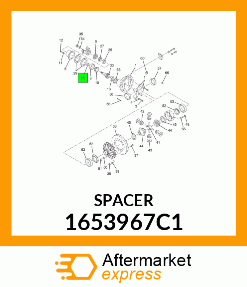SPACER 1653967C1