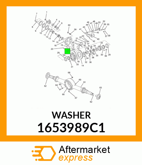 WASHER 1653989C1