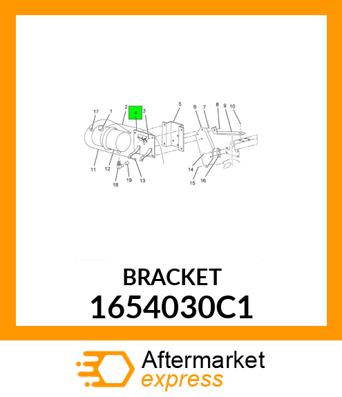 BRACKET 1654030C1