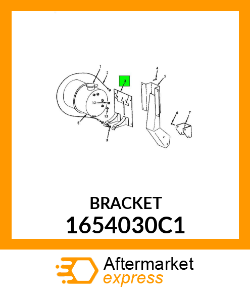 BRACKET 1654030C1