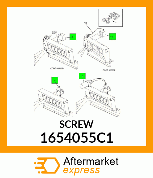 SCREW 1654055C1