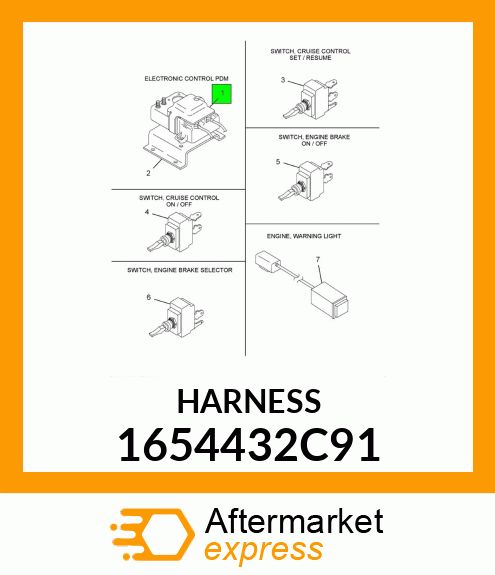 HARNESS 1654432C91