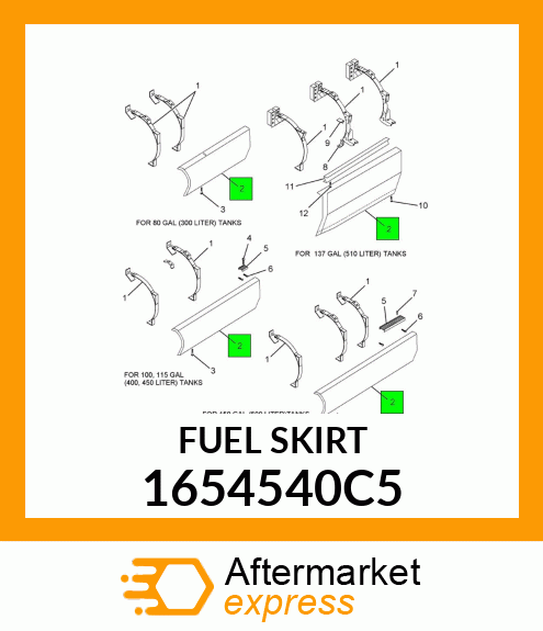 FUELSKIRT 1654540C5