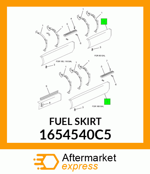 FUELSKIRT 1654540C5