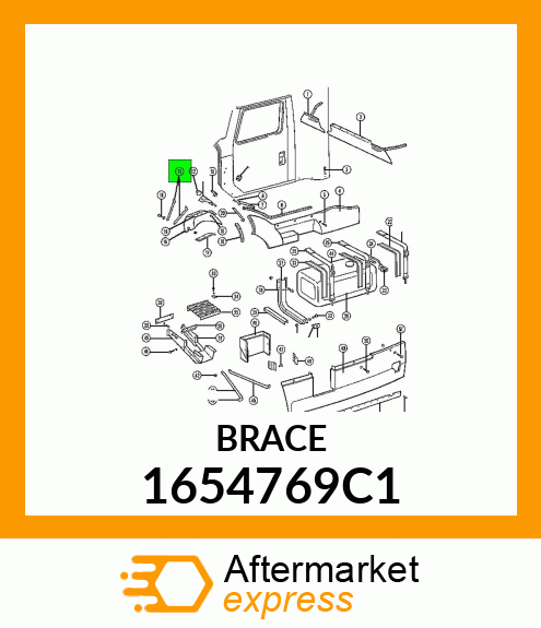 BRACE 1654769C1