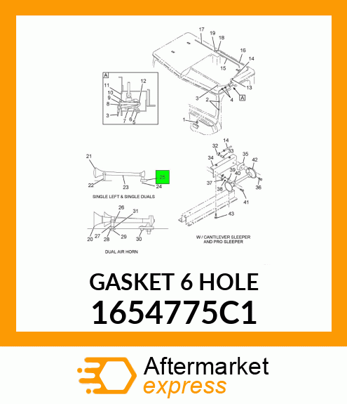 GASKET_6HOLE 1654775C1