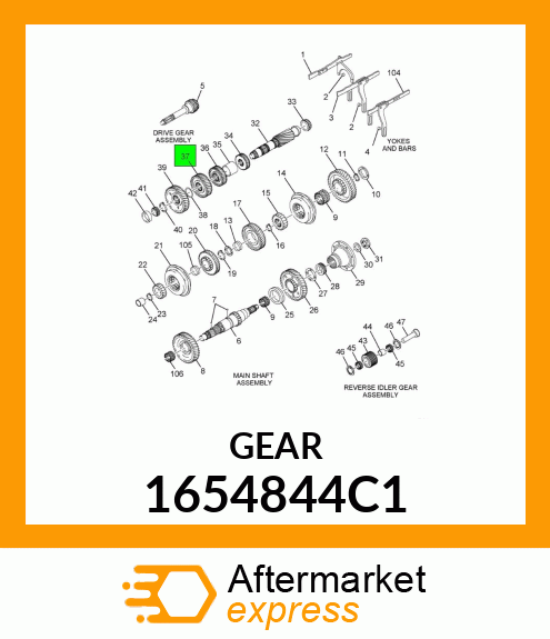 GEAR 1654844C1