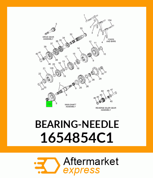 BEARING-NEEDLE_ 1654854C1