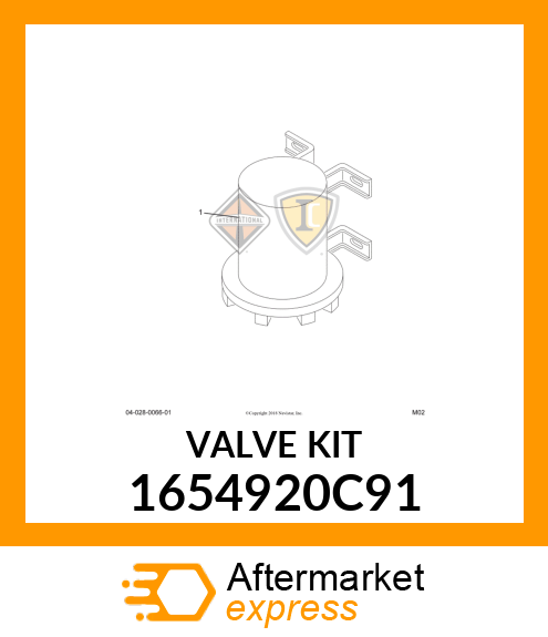 VALVEKIT3PC 1654920C91