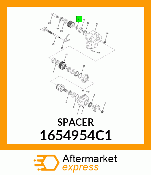 SPACER 1654954C1